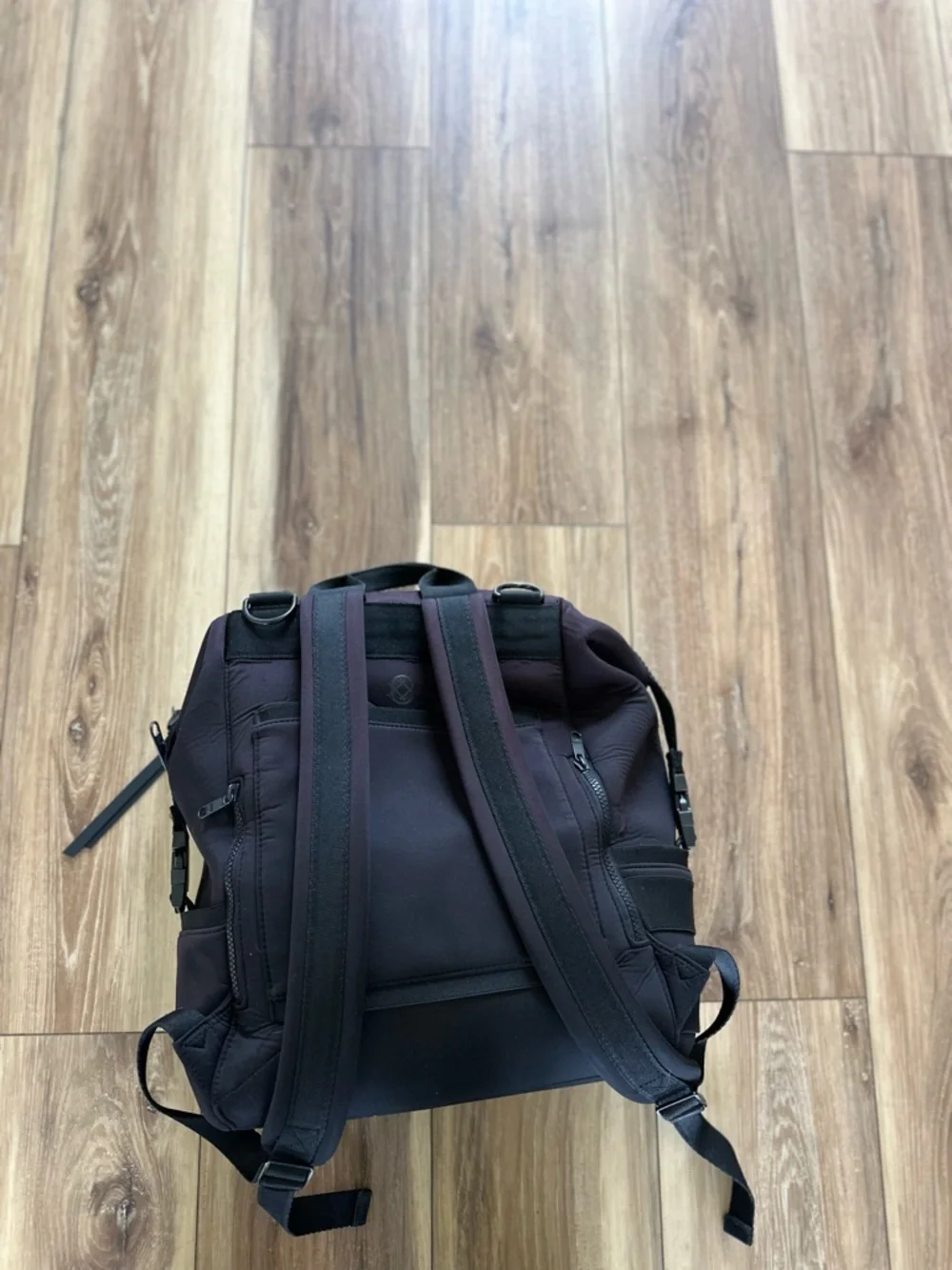 Dagne Dover indi neoprene black diaper bag